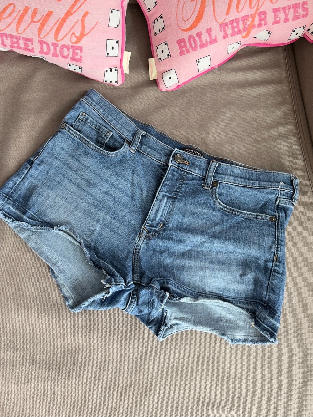 Banana Republic Blue Denim Cutoff Shorts